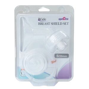 Spectra Baby Wide Breast Flange Set Breast Shield Set Small 20 MM Nursing NEW